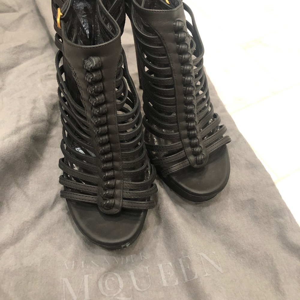 Alexander McQueen 38 1/2 Strappy Sandals